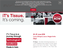 Tablet Screenshot of itstissue.com